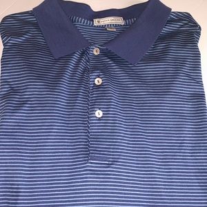 Pete Millar Striped Golf Polo size xxl